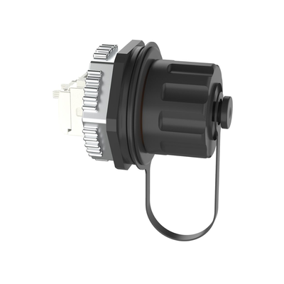 Conector Jack RJ45 de Uso Industrial Estilo TG, Categoría 6, Con Tapa Protectora, Protección IP67 - Imagen 4