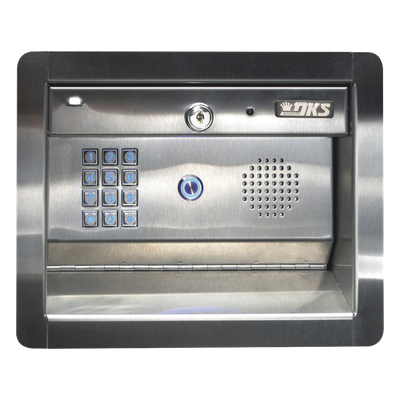 Access PLUS DKS / Atienda la puerta aún sin estar en casa! / Interfon telefónico / 27 números celulares / Control de acceso / 2 puertas / Lineas A/D