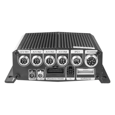 DVR Móvil / Multiplataforma / 4 Canales AHD + 2 canales IP/ Almacenamiento en Memoria Micro SD / H.265 / Chip IA Embebido / Soporta 4G / GPS - Imagen 3