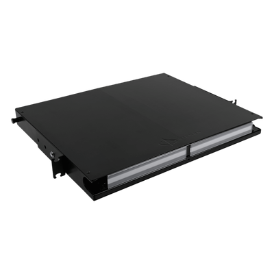 Distribuidor de Fibra Óptica de Alta Densidad LigthVerse *Plus* Para Rack de 19 Pulgadas, Acepta 4 Placas Plug and Play, Hasta 96 Fibras, 1 UR