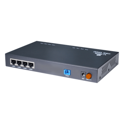 ONU Dual EPON/GPON / 4 Puertos PoE 802.3af/at Gigabit / 1 Puerto SC/UPC - Imagen 3