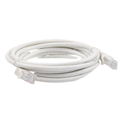Cable de Parcheo UTP Cat6 - 3.0 Metros (9.84 Pies) - Blanco - Imagen 3