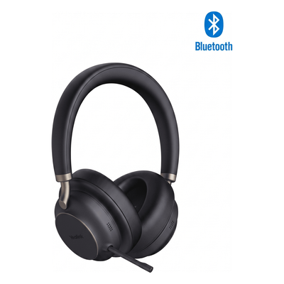 Diadema Inalámbrica BH76 Plus UC Black USB C/A de Yealink con Compatibilidad Completa para Plataformas UC y 6 Micrófonos para Voz de Alta Claridad