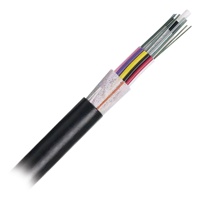 Cable de Fibra Óptica 12 Hilos, OSP (Planta Externa), No Armada (Dieléctrica), MDPE (Polietileno de Media Densidad), Multimodo OM3 50/125 Optimizada, Precio Por Metro