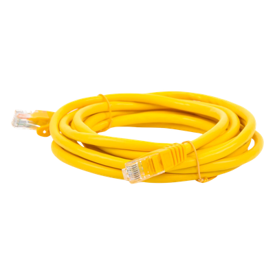 Cable de Parcheo UTP Cat6 - 3.0 Metros (9.84 Pies) - Amarillo - Imagen 3