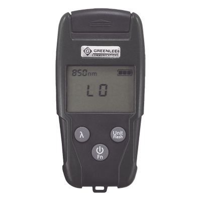 Medidor de Alta Potencia para Fibra Óptica con Localizador Visual de Fallos (VFL), entrada universal de 2.5 mm (para conectores SC, ST y FC)