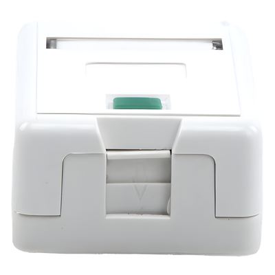 Caja de pared con 1 puerto Keystone, no incluye jack
