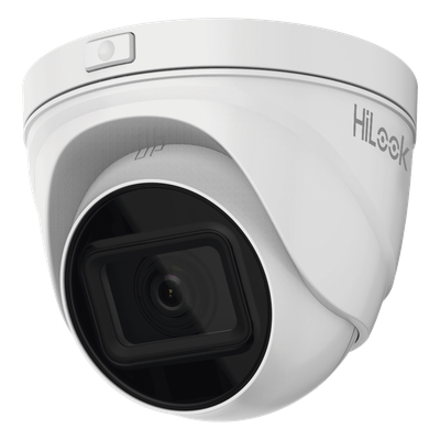 Turret IP 4 Megapixel / Lente Motorizado 2.8 - 12 mm / 30 mts IR EXIR / PoE / Exterior IP67 / WDR 120dB / Micro SD / H.265+ / Onvif
