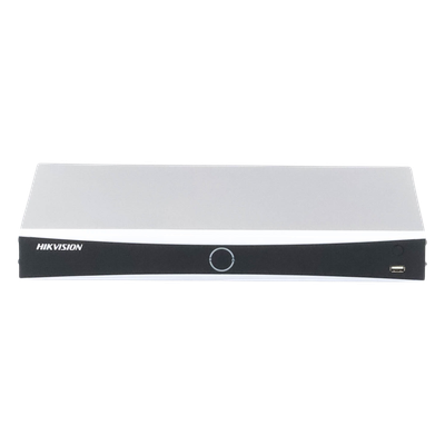 NVR 12 Megapixel (4K) / 16 Canales IP / 16 Puertos PoE+ / Reconocimiento Facial / AcuSense (Evita Falsas Alarmas) / 2 Bahías de Disco Duro / Switch PoE 300 mts / HDMI en 4K / Alarmas I/O / 300 Metros PoE Modo Extendido - Imagen 3