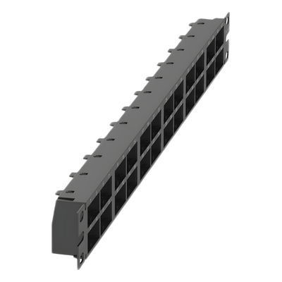 Panel de Parcheo Modular Mini-Com (Sin Conectores), Plano, Sin Blindaje, Alta Densidad, Números Pre-impresos, de 48 Puertos, 1 UR - Imagen 5