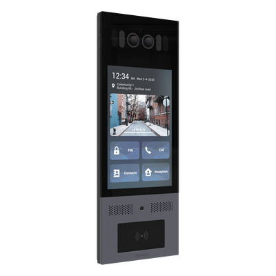 Frente de Calle Antivandálico IK10 / Incluye montaje / Administración 100% en la Nube / Notificación a APP / Llamada Telefónica / ANDROID / SIP / ONVIF /Reconocimiento Facial / QR y PIN para Visitas / IP66 / Bluetooth / NFC - Imagen 3