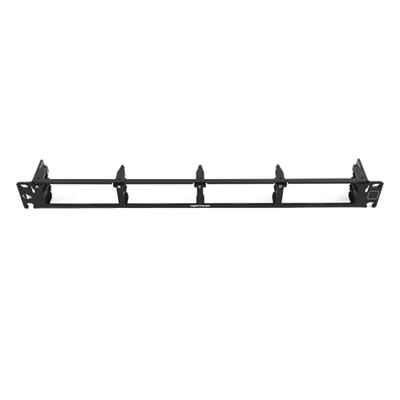 Fiber, Panel, Lightverse Combo, Rack Mount, 1U, Fixed Access, Empty, 4 Openings, Black, Shielded Flat Without Wire Manager