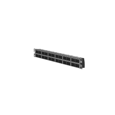 Panel de Parcheo Modular Mini-Com (Sin Conectores), Plano, Blindado, Alta Densidad, de 48 Puertos, 1UR - Imagen 4