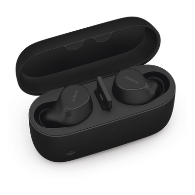 Jabra Evolve2 Buds, Auriculares versión MS con cancelación de ruido activa, Bluetooth conexion hasta 2 dispositivos (20797-999-999) - Imagen 5