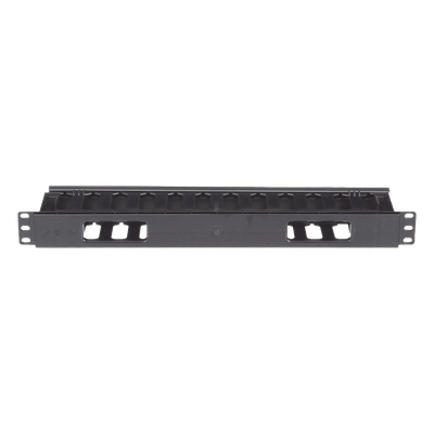 Organizador de Cables Horizontal PatchLink, Sencillo (Solo Frontal), Para Rack de 19in, 1UR - Imagen 5
