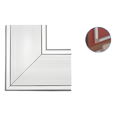 Accesorio en "L" de Aluminio,  compatible con canaleta INKA151