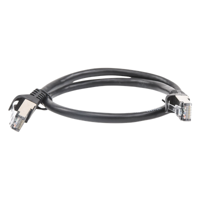 Cable de Parcheo FTP Cat6 - 0.5 Metros (1.64 Pies) - Negro - Imagen 4
