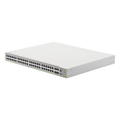 Switch PoE+ Administrable CentreCOM GS980M, Capa 3 de 48 puertos 10/100/1000Mbps + 4 SFP Gigabit, 740 W - Imagen 4