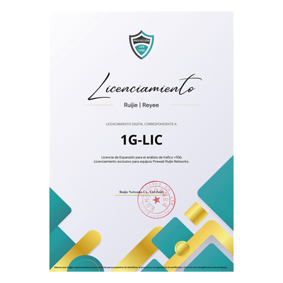 Licencia Perpetua para aumentar en 1Gb el análisis de trafico, Firewall modelo Z3200-S