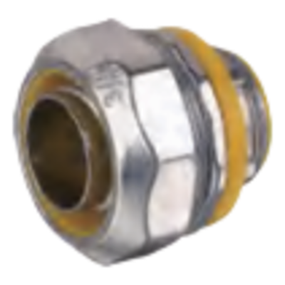 Conector Recto para Tubo Liquid Tight / Aleación de Zinc / Sujeción con Tornillo / Rosca NPT-Métrica / Aislamiento Dieléctrico