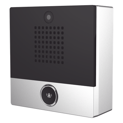 Mini video Intercomunicador para hotelería y hospitales, con diseño elegante, PoE, cámara 1Mpx, 1 botón, 1 relevador integrado de salida y entrada. - Imagen 3