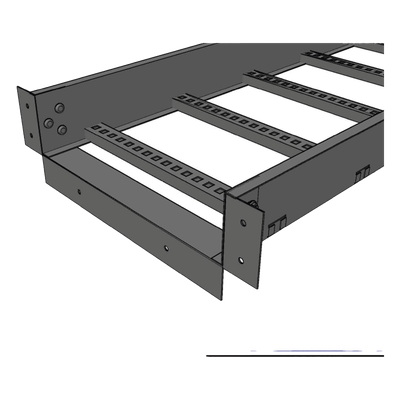 Conector de Escalera de Aluminio a Tablero (Caja) / Peralte 3 1/4" / Ancho 9" / Incluye Tornillería (CHCEC314X9AK) - Imagen 3