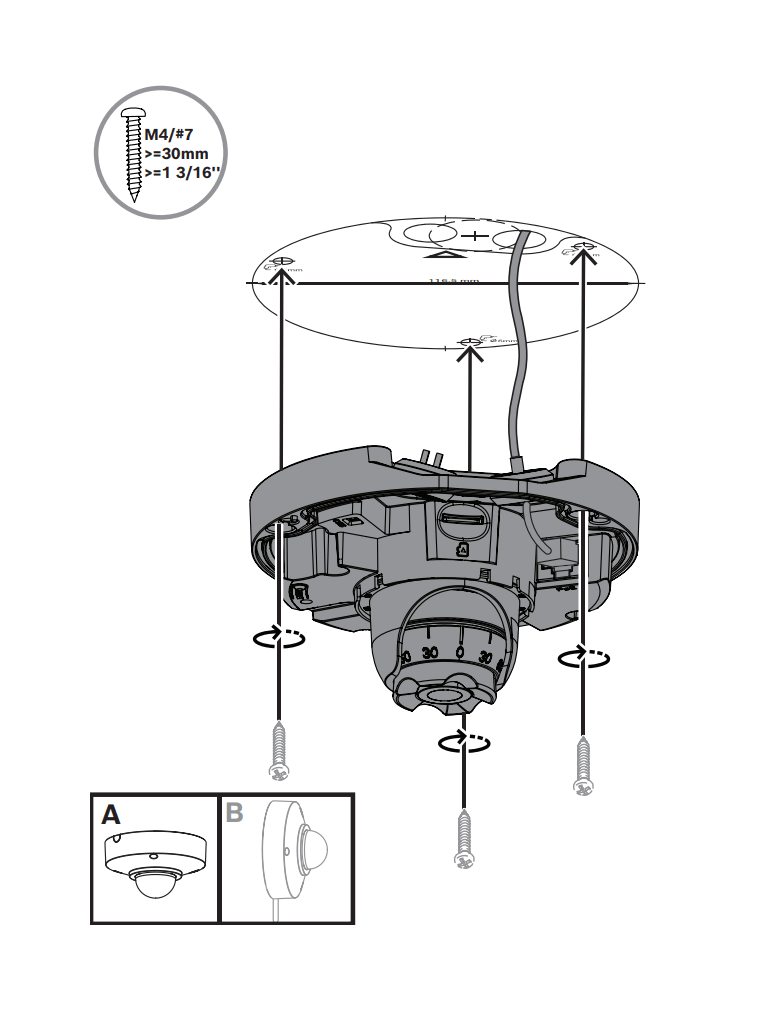 BOSCH V_NUE3703F02 - Microdomo 5MP HDR 131° IP66 IK10 - Imagen 8