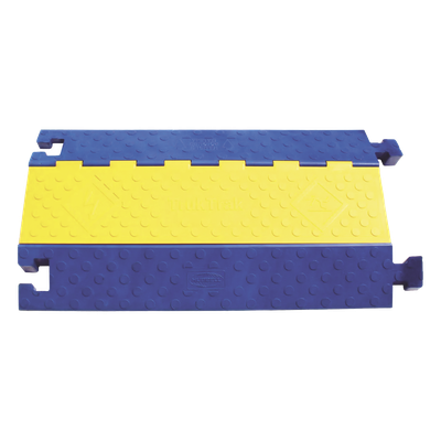 Gestión de Cableado Kellems / Truk Trak de 2 Canales / Color Azul y Amarillo