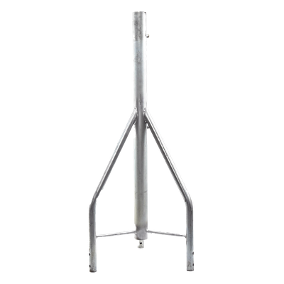Tramo de Remate / Copete, tubo industrial 1 1/4" con tubo central 2 3/8", galvanizado por electrólisis.