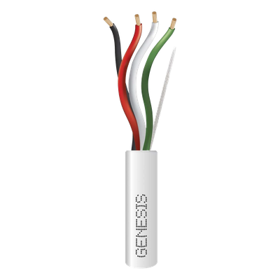 Bobina de 152 Metros (500 Pies) / Cable Audacious / Premium 4x14 AWG / Riser / Libre de Oxigeno / Aplicaciones de Audio Profesional