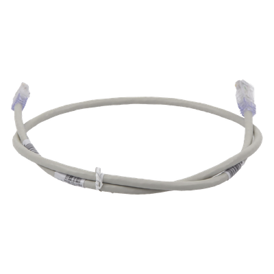 Cable de Parcheo TX6, UTP Cat6, 24 AWG, CM, Color Gris, 0.91 Metros (3 Pies) - Imagen 5