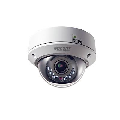 Domo Analógico 1200 TVL / Exterior IP66 / Lente Varifocal 2.8 a 12 mm / IK10 / 30 mts IR