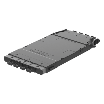 Cassette HD Flex? Para 32 Fibras Multimodo OM4, de 4 MPO(8F) Macho a 4 MPO(8F) Macho, Color Gris - Imagen 3