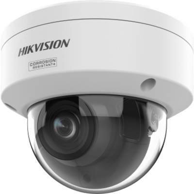 Cámara Domo IP / 4 Megapixel / Lente Mot. 2.7 a 13.5 mm / IR EXIR 40 m (131.2 ft) / Exterior IP66 / IK10 / DarkFighter / Audio y Alarma I/O / PoE+ / Micro SD / 4 Analíticos IA
