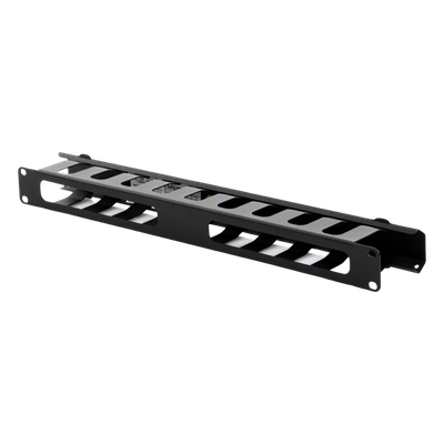 Organizador de Cables Horizontal de 1U para Rack de 19" con Cubierta Metálica - Imagen 5