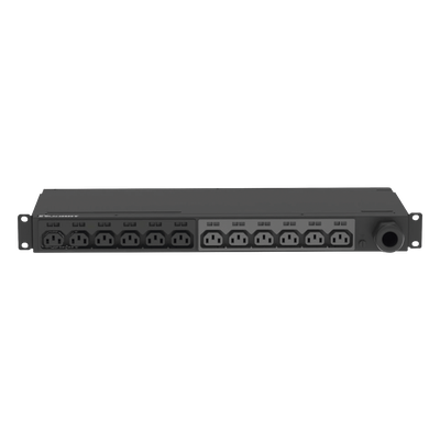 PDU Básico para Distribución de Energía, Enchufe de Entrada NEMA L6-30P, Con 12 Contactos C13, Instalación Horizontal de 19in, 1UR, 30 Amp, 208 Vca - Imagen 3