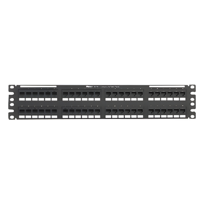 Panel de Parcheo de Impacto 110, Plano, Categoría 5e, de 48 Puertos, 2UR