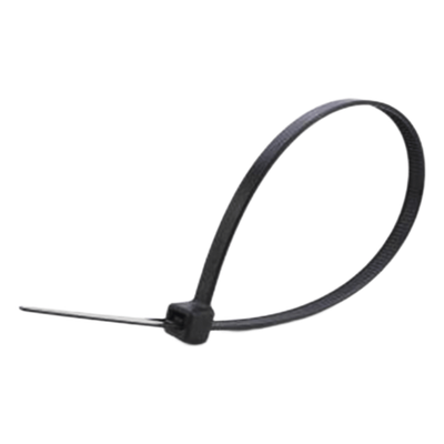 Corbata o Cincho de Nylon Color Negro, 7.6 x 450mm (100 piezas)