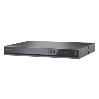 NVR embebido de 16 canales IP 4K (8 MP) con 16 puertos PoE+, H.265, 10 TB incluidos y cumplimiento NDAA, Serie 35 de Honeywell