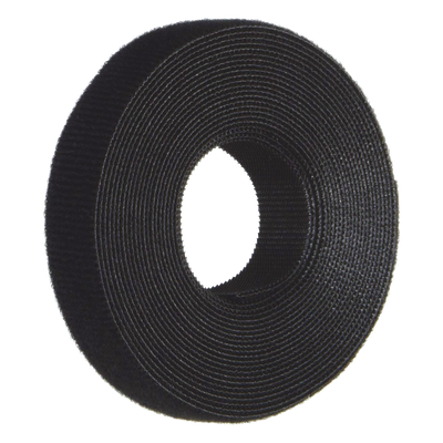 Rollo de Cinta de Contacto, de 15 Pies (4.5m) de Largo, 19.1 mm de Ancho, Color Negro - Imagen 3