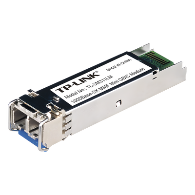 Transceptor mini-GBIC SFP / Duplex Multimodo 1GBase /  Distancia 550 metros /  Conector LC 