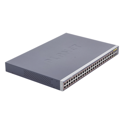 Switch Administrable de 48-Puertos 10/100/1000T 802.3at PoE + 4-Puertos 100/1000BASE-X SFP / 440W - Imagen 4