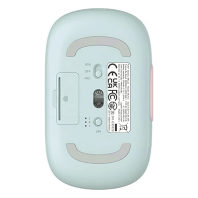 Mouse Inalámbrico FUN | Recargable| 2.4G & Bluetooth | 4 Niveles de DPI | Silencioso | Ergonómico | 5 Botones | Compatible con Windows, macOS 10.5, Android iOS Linux y Chrome OS | Color Rosa. - Imagen 5