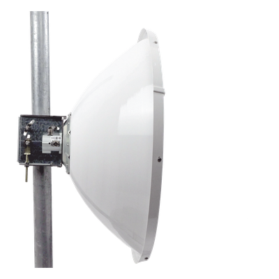 Antena Direccional de Alto Rendimiento/ Parábola profunda para mayor aislamiento al ruido / 29 ± 1 dBi / 4.9 - 6.4 GHz / Conectores N-Hembra / Fácil Montaje y Soporte de acero inoxidable / Radomo Incluido - Imagen 4