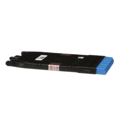 Cassette HD Flex Para 12 Fibras Monomodo OS2, de MPO a 6 Conectores LC Duplex, Método de Polaridad A, Color Azul - Imagen 4