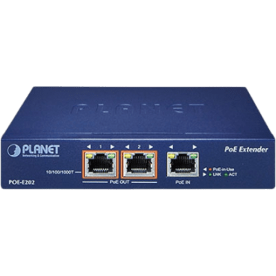 Extensor PoE Gigabit / 1 Puerto PoE+ a 2 Puertos 802.3af/at / Hasta 200 Metros / Metal / Plug and Play / Montaje en Pared - Imagen 3