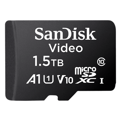 Memoria microSD SanDisk 1.5TB (1500 GB) / Alta Resistencia / Videovigilancia / Clase 10