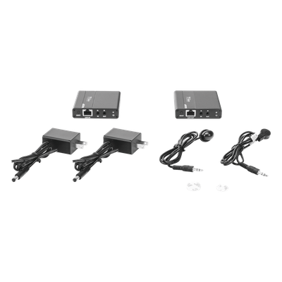 Kit Extensor HDMI para distancias de 70 metros / Soporta resoluciones 720 y 1080P @ 60 Hz / Cat 6, 6a y 7 / Cero Latencia / Uso 24/7 / HDR10 / Salida Loop / Configuración EDID / Soporta control remoto del equipo fuente / Salida de audio de 3.5mm - Imagen 7