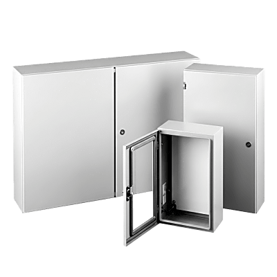 Gabinete Industrial de Puerta Sencilla 30 x 24 x 8 pulgadas (762 x 610 x 203 mm) / Acero Gris / IP66 / NEMA 4,12,13 / cUL Listed - Imagen 3