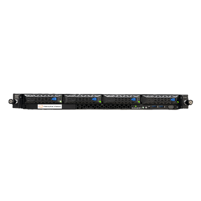 NVR Wisenet WAVE basada en Ubuntu Linux / Montable en Rack 1U / Incluye 1 licencia WAVE-PRO-04 / 470 Mbps throughput / Incluye 80 TB para almacenamiento